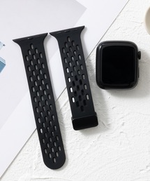シリコン製 通気性良いメッシュ Apple Watch バンド スマートウォッチバンド【38/40/41/42/44/45/49mm対応】