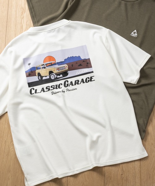 GERRY(ジェリー)の「【ag】〔GERRY/ジェリー〕アソートプリント シルキータッチ 半袖Tシャツ 接触冷感/ストレッチ(Tシャツ/カットソー・メンズ・ホワイト系1/ホワイト系2/グレー系2/グレー系4/ブルー系2/ブラック系2/ホワイト系3/ライトグレー系3/ブルー系4/ブラック系4/カーキ系2/カーキ系4/カーキ系1/ブラック系1/ホワイト系4/ブラック系3/グレー系1・MEDIUM/LARGE)」の1枚目の写真