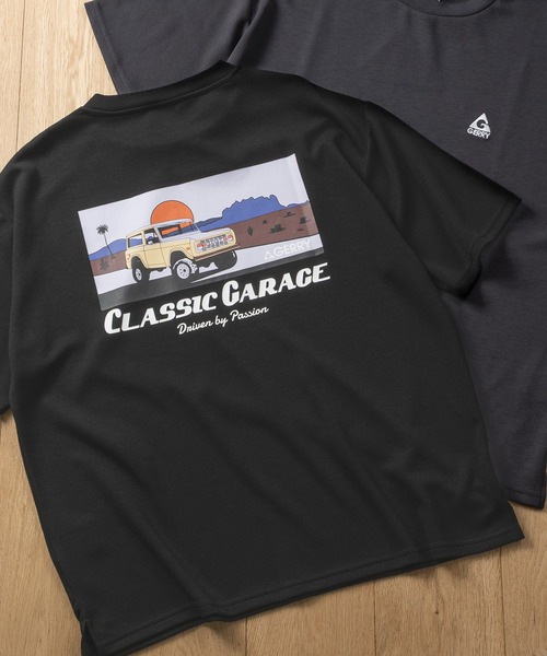 GERRY(ジェリー)の「【ag】〔GERRY/ジェリー〕アソートプリント シルキータッチ 半袖Tシャツ 接触冷感/ストレッチ(Tシャツ/カットソー・メンズ・ホワイト系1/ホワイト系2/グレー系2/グレー系4/ブルー系2/ブラック系2/ホワイト系3/ライトグレー系3/ブルー系4/ブラック系4/カーキ系2/カーキ系4/カーキ系1/ブラック系1/ホワイト系4/ブラック系3/グレー系1・MEDIUM/LARGE)」の5枚目の写真