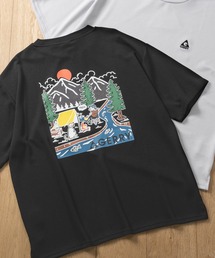 【ag】〔GERRY/ジェリー〕アソートプリント シルキータッチ 半袖Tシャツ 接触冷感/ストレッチ
