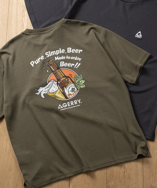 GERRY(ジェリー)の「【ag】〔GERRY/ジェリー〕アソートプリント シルキータッチ 半袖Tシャツ 接触冷感/ストレッチ(Tシャツ/カットソー・メンズ・ホワイト系1/ホワイト系2/グレー系2/グレー系4/ブルー系2/ブラック系2/ホワイト系3/ライトグレー系3/ブルー系4/ブラック系4/カーキ系2/カーキ系4/カーキ系1/ブラック系1/ホワイト系4/ブラック系3/グレー系1・MEDIUM/LARGE)」の14枚目の写真