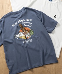 【ag】〔GERRY/ジェリー〕アソートプリント シルキータッチ 半袖Tシャツ 接触冷感/ストレッチ