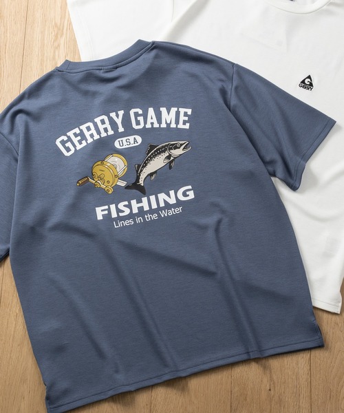 GERRY(ジェリー)の「【ag】〔GERRY/ジェリー〕アソートプリント シルキータッチ 半袖Tシャツ 接触冷感/ストレッチ(Tシャツ/カットソー・メンズ・ホワイト系1/ホワイト系2/グレー系2/グレー系4/ブルー系2/ブラック系2/ホワイト系3/ライトグレー系3/ブルー系4/ブラック系4/カーキ系2/カーキ系4/カーキ系1/ブラック系1/ホワイト系4/ブラック系3/グレー系1・MEDIUM/LARGE)」の17枚目の写真