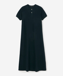 SCYE BASICS 鹿の子ワンピース　38 SCYE BASICS | 〈別注〉鹿の子ヘンリーネックワンピース WOMEN