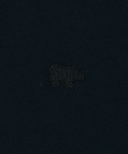 SCYE BASICS（サイベーシックス）の「SCYE BASICS | 〈別注〉鹿の子ヘンリーネックワンピース WOMEN（ワンピース・レディース・ブラック/ダークネイビー・38）」の9枚目の写真