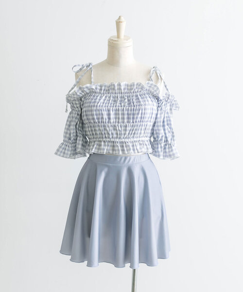 OLIVE des OLIVE（オリーブデオリーブ）の「【めざましテレビでご紹介！】シャーリングswim wear（その他小物・レディース・ブラック/サックスブルー/ブラック系その他/ミント・FREE）」の20枚目の写真