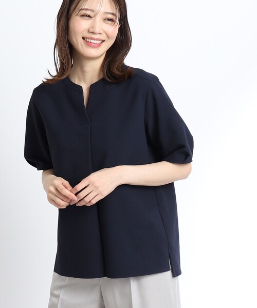 Reflect（リフレクト）の「◆【SALE／人気急上昇♪マシンウオッシュ可能】スキッパーネックブラウス（シャツ/ブラウス・レディース・ネイビー系2/ピンク系その他/ブルー系その他4・09/07/11/13/15 /17）」の16枚目の写真