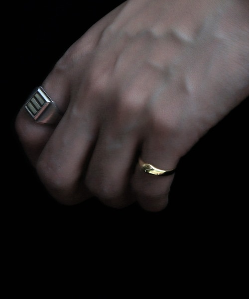 YArKA（ヤーカ）の「【YArKA/ヤーカ】little nuance round design ring [hancC] / ニュアンスラウンドデザインリング（リング・メンズ・シルバー/ゴールド・#11/#5/#9/#17/#15/#13/#7/#3/#19）」の8枚目の写真