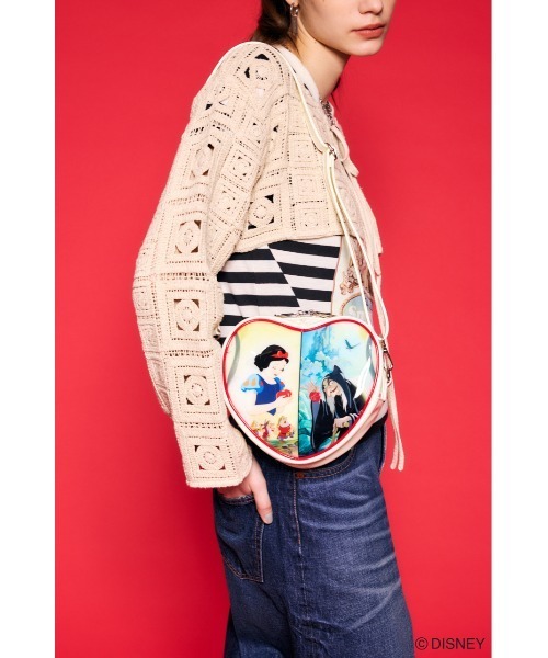 Disney SERIES CREATED by MUS(ディズニーシリーズクリエイテッドバイエムユーエス)の「MD OT GLOSSY ショルダーバッグ(ショルダーバッグ・レディース・グリーン/オフホワイト・FREE)」の22枚目の写真