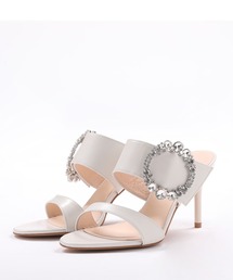 LovelyWalk ビジューバックルミュール
