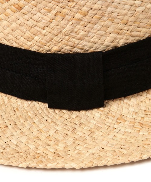niko and...（ニコアンド）の「オリジナルラフィアカンカン帽（ハット・レディース・ブラック/その他1・FREE）」の12枚目の写真