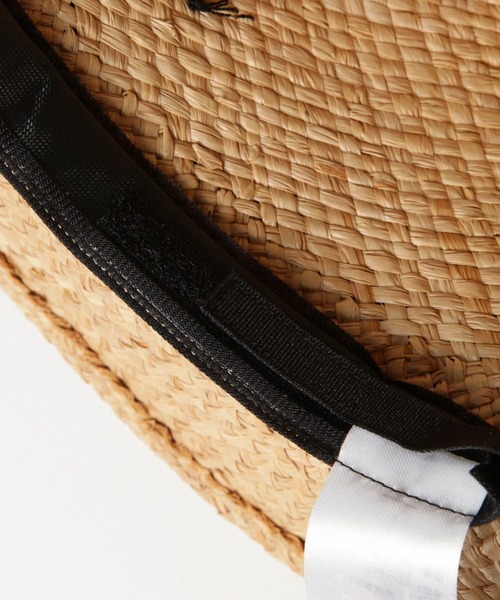 niko and...（ニコアンド）の「オリジナルラフィアカンカン帽（ハット・レディース・ブラック/その他1・FREE）」の14枚目の写真
