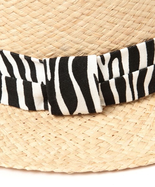 niko and...（ニコアンド）の「オリジナルラフィアカンカン帽（ハット・レディース・ブラック/その他1・FREE）」の16枚目の写真