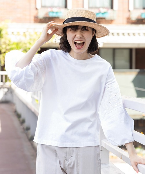 niko and...（ニコアンド）の「オリジナルラフィアカンカン帽（ハット・レディース・ブラック/その他1・FREE）」の20枚目の写真