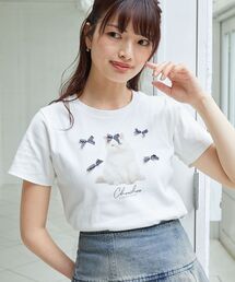 MAJESTIC LEGON | リボンモチーフTシャツ(Tシャツ/カットソー)