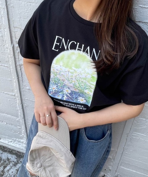 VICKY / ビッキー 【VISION STREET WARE】HY-TECHロゴプリントTシャツ≪洗濯機で洗える≫ ビッキー VICKY 【VISION STREET WARE】HY-TECHロゴプリントT