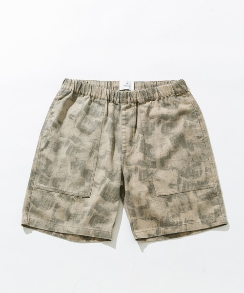 URBAN RESEARCH Sonny Label（アーバンリサーチサニーレーベル）の「総柄ベイカーショートパンツ（その他パンツ・メンズ・ベージュ系その他/グリーン系その他/ホワイト系その他・MEDIUM/LARGE）」の3枚目の写真