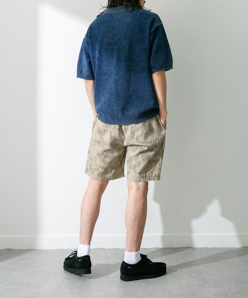 URBAN RESEARCH Sonny Label（アーバンリサーチサニーレーベル）の「総柄ベイカーショートパンツ（その他パンツ・メンズ・ベージュ系その他/グリーン系その他/ホワイト系その他・MEDIUM/LARGE）」の8枚目の写真