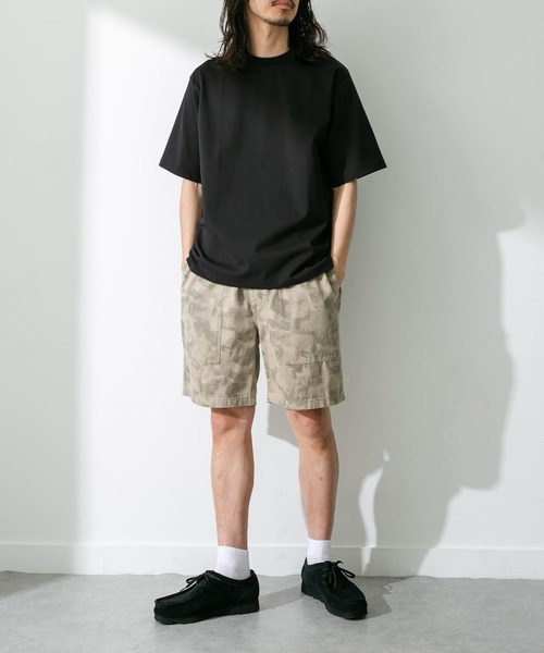 URBAN RESEARCH Sonny Label（アーバンリサーチサニーレーベル）の「総柄ベイカーショートパンツ（その他パンツ・メンズ・ベージュ系その他/グリーン系その他/ホワイト系その他・MEDIUM/LARGE）」の9枚目の写真