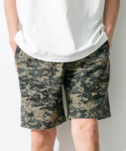 URBAN RESEARCH Sonny Label（アーバンリサーチサニーレーベル）の「総柄ベイカーショートパンツ（その他パンツ・メンズ・ベージュ系その他/グリーン系その他/ホワイト系その他・MEDIUM/LARGE）」の10枚目の写真