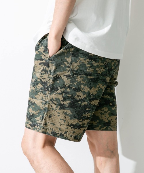 URBAN RESEARCH Sonny Label（アーバンリサーチサニーレーベル）の「総柄ベイカーショートパンツ（その他パンツ・メンズ・ベージュ系その他/グリーン系その他/ホワイト系その他・MEDIUM/LARGE）」の11枚目の写真