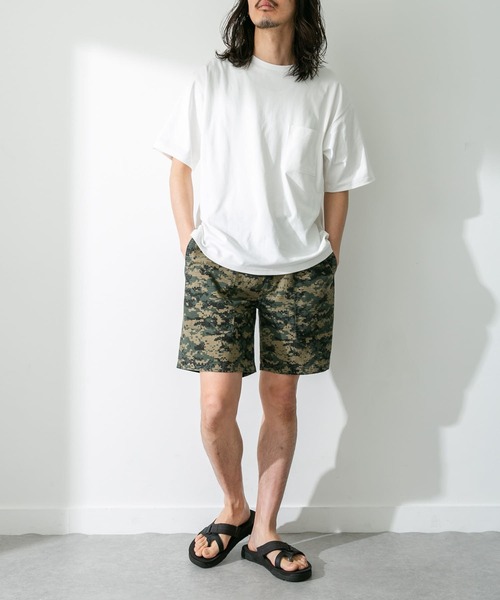 URBAN RESEARCH Sonny Label（アーバンリサーチサニーレーベル）の「総柄ベイカーショートパンツ（その他パンツ・メンズ・ベージュ系その他/グリーン系その他/ホワイト系その他・MEDIUM/LARGE）」の14枚目の写真