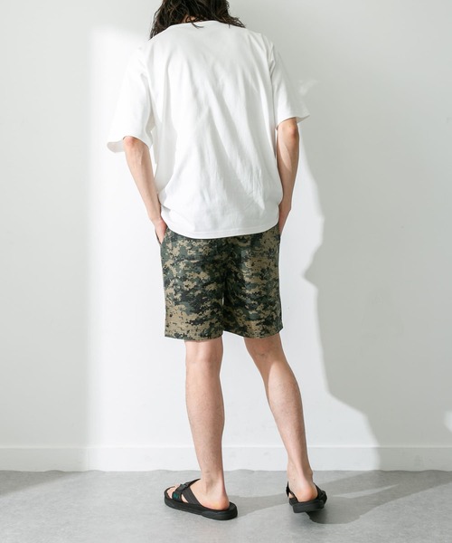 URBAN RESEARCH Sonny Label（アーバンリサーチサニーレーベル）の「総柄ベイカーショートパンツ（その他パンツ・メンズ・ベージュ系その他/グリーン系その他/ホワイト系その他・MEDIUM/LARGE）」の15枚目の写真