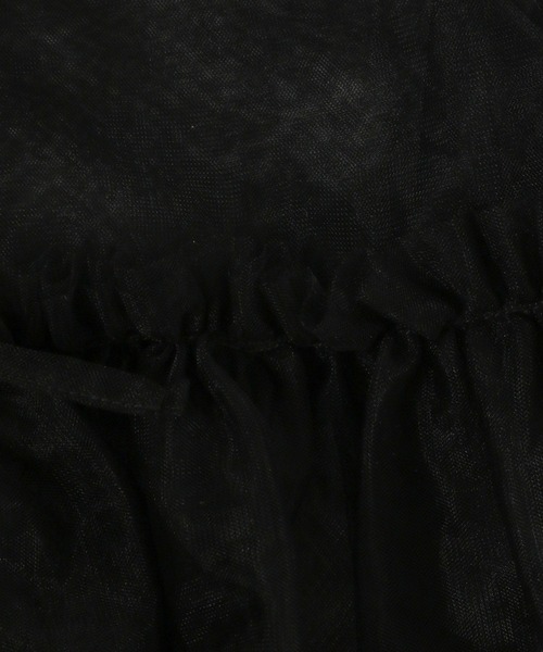 LOWRYS FARM（ローリーズファーム）の「フリルチュール２Ｐ 127292（シャツ/ブラウス・レディース・ブラック/ブラウン/アイボリー・FREE）」の8枚目の写真