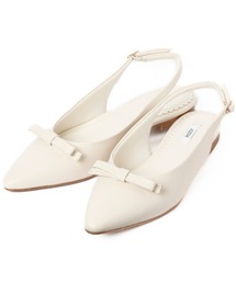 REZOY（リゾイ）の「【REZOY】リボン×バックストラップポインテッドトゥフラットパンプス（パンプス）」