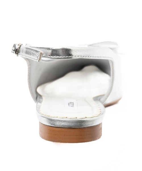 R&E（アールアンドイー）の「【REZOY】リボン×バックストラップポインテッドトゥフラットパンプス（パンプス・レディース・シルバー/アイボリー/ブラック/ピンク・22cm/22.5cm/23cm/23.5cm/24cm/24.5cm）」の13枚目の写真