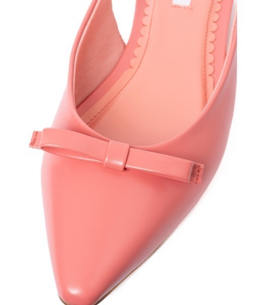 R&E（アールアンドイー）の「【REZOY】リボン×バックストラップポインテッドトゥフラットパンプス（パンプス・レディース・シルバー/アイボリー/ブラック/ピンク・22cm/22.5cm/23cm/23.5cm/24cm/24.5cm）」の17枚目の写真