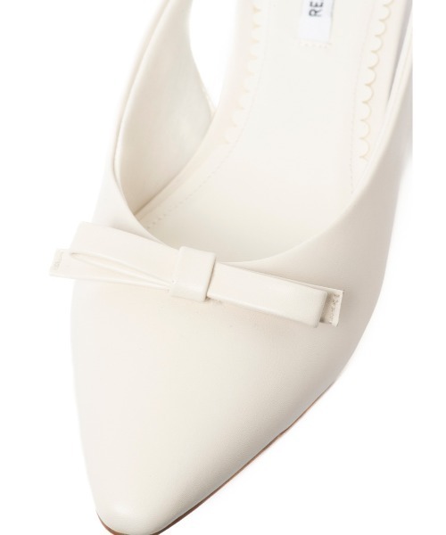R&E（アールアンドイー）の「【REZOY】リボン×バックストラップポインテッドトゥフラットパンプス（パンプス・レディース・シルバー/アイボリー/ブラック/ピンク・22cm/22.5cm/23cm/23.5cm/24cm/24.5cm）」の18枚目の写真
