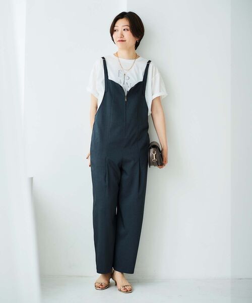 【セール】《手洗い可能》EPANOUIEロゴTシャツ（Tシャツ/カットソー）｜le.coeur blanc（ルクールブラン）