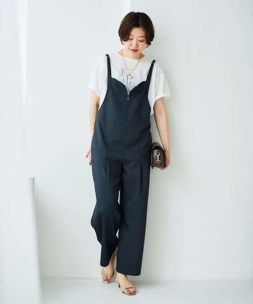 【セール】《手洗い可能》EPANOUIEロゴTシャツ（Tシャツ/カットソー）｜le.coeur blanc（ルクールブラン）