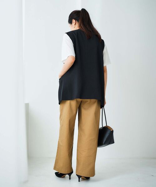 【セール】《手洗い可能》EPANOUIEロゴTシャツ（Tシャツ/カットソー）｜le.coeur blanc（ルクールブラン）