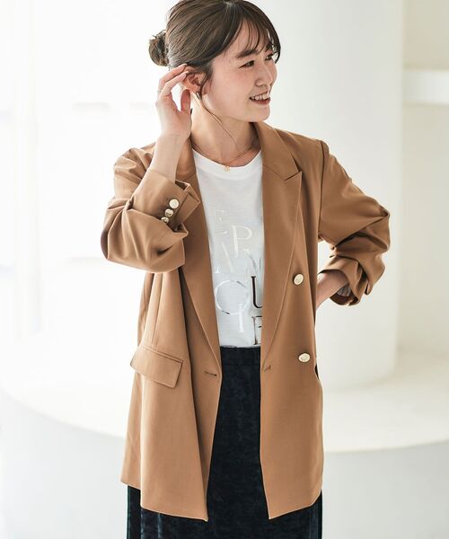 【セール】《手洗い可能》EPANOUIEロゴTシャツ（Tシャツ/カットソー）｜le.coeur blanc（ルクールブラン）