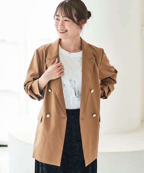 【セール】《手洗い可能》EPANOUIEロゴTシャツ（Tシャツ/カットソー）｜le.coeur blanc（ルクールブラン）