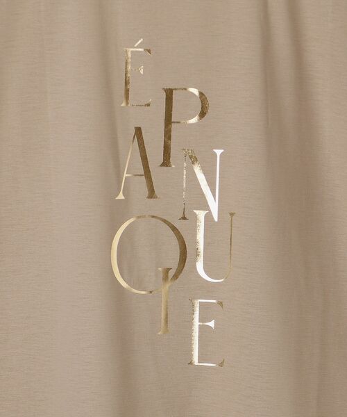 【セール】《手洗い可能》EPANOUIEロゴTシャツ（Tシャツ/カットソー）｜le.coeur blanc（ルクールブラン）