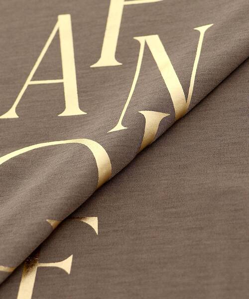 【セール】《手洗い可能》EPANOUIEロゴTシャツ（Tシャツ/カットソー）｜le.coeur blanc（ルクールブラン）