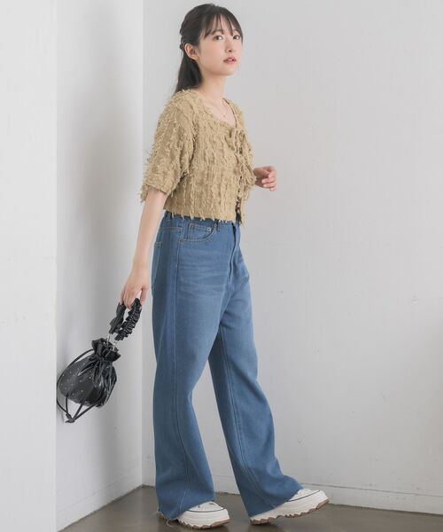 RETRO GIRL(レトロガール)の「オーロラ巾着2WAYバッグ(ショルダーバッグ・レディース・オフホワイト/シルバー/ブラック・ONE SIZE)」の12枚目の写真