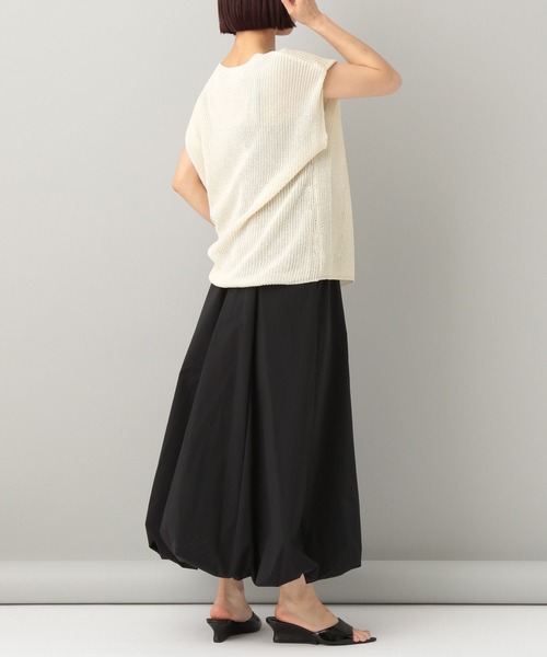e/rm(イーアールエム)の「【e/rm】ワシニット_半袖(ニット/セーター・レディース・チャコールグレー/オフホワイト/ライトイエロー・FREE)」の6枚目の写真