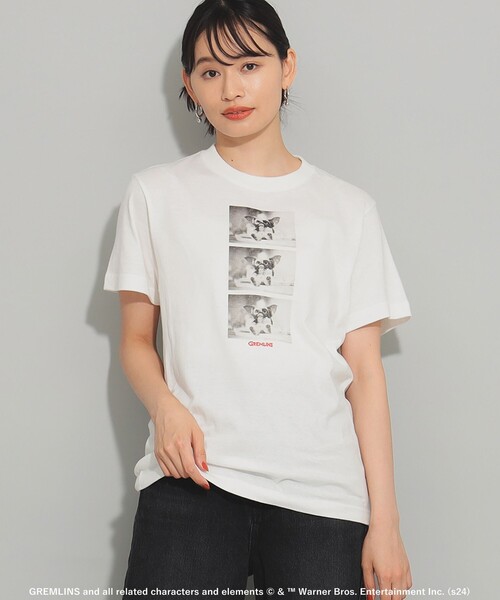 Ray BEAMS（レイビームス）の「GOOD ROCK SPEED / 別注 MOVIE Tシャツ（Tシャツ/カットソー・レディース・オフホワイト/チャコールグレー・ONE SIZE）」の5枚目の写真