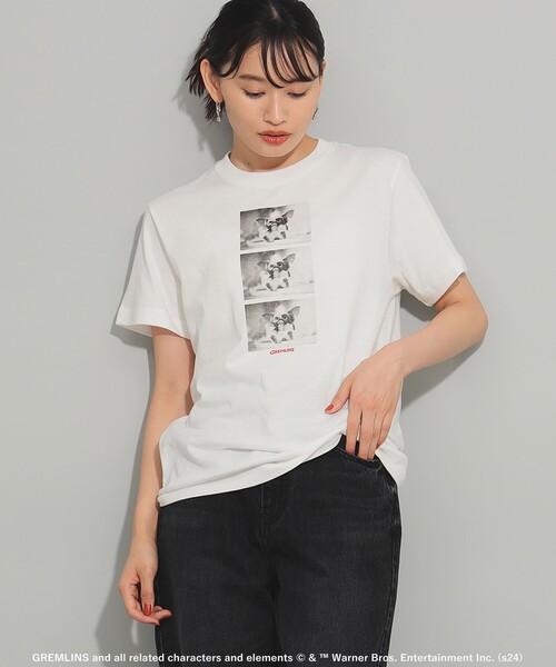 Ray BEAMS（レイビームス）の「GOOD ROCK SPEED / 別注 MOVIE Tシャツ（Tシャツ/カットソー・レディース・オフホワイト/チャコールグレー・ONE SIZE）」の6枚目の写真
