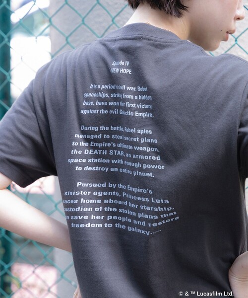 Ray BEAMS（レイビームス）の「GOOD ROCK SPEED / 別注 MOVIE Tシャツ（Tシャツ/カットソー・レディース・オフホワイト/チャコールグレー・ONE SIZE）」の13枚目の写真