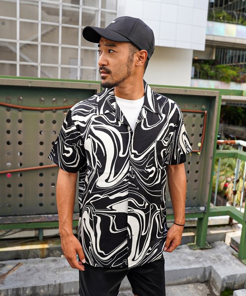 adamsJUGGLER(アダムスジャグラー)の「RIDGE/Pショートシャツ(シャツ/ブラウス・メンズ・ホワイト/ブラック・L/M)」の19枚目の写真