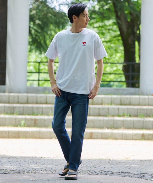 Arnold Palmer(アーノルドパーマー)の「ハートモチーフ シェア ロゴ Tシャツ(Tシャツ/カットソー・レディース・ホワイト/ブラック/グリーン・XS/LL/L/M/S)」の16枚目の写真