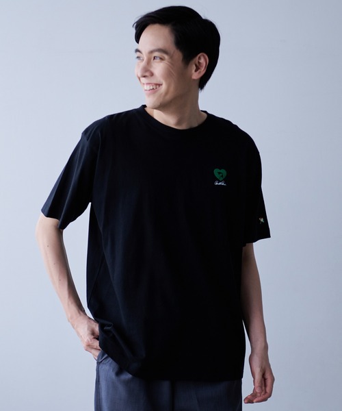 Arnold Palmer(アーノルドパーマー)の「ハートモチーフ シェア ロゴ Tシャツ(Tシャツ/カットソー・レディース・ホワイト/ブラック/グリーン・XS/LL/L/M/S)」の11枚目の写真