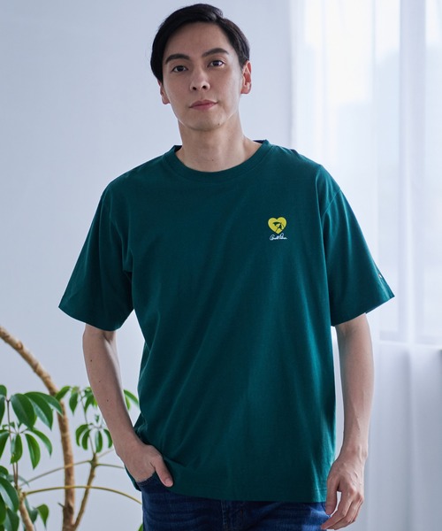 Arnold Palmer(アーノルドパーマー)の「ハートモチーフ シェア ロゴ Tシャツ(Tシャツ/カットソー・レディース・ホワイト/ブラック/グリーン・XS/LL/L/M/S)」の4枚目の写真