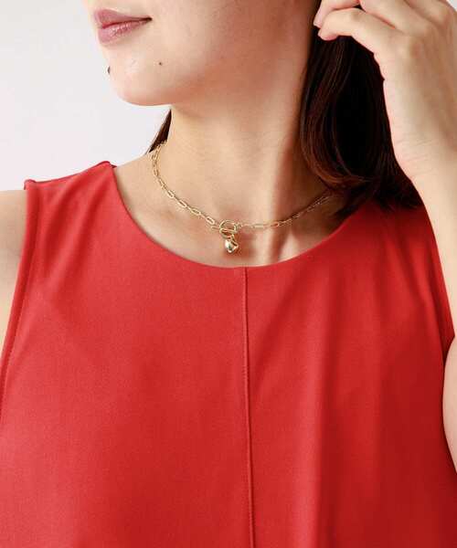 URBAN RESEARCH Sonny Label(アーバンリサーチサニーレーベル)の「ハートチャームチェーンネックレス(ネックレス・レディース・ゴールド/シルバー・ONE)」の1枚目の写真