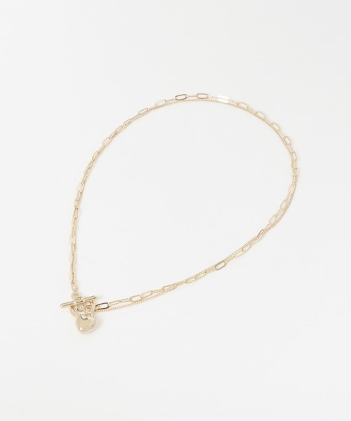 URBAN RESEARCH Sonny Label(アーバンリサーチサニーレーベル)の「ハートチャームチェーンネックレス(ネックレス・レディース・ゴールド/シルバー・ONE)」の5枚目の写真